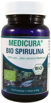Spirulina in compresse da succhiare BIO 60 g (150 pezzi) - MEDICURA